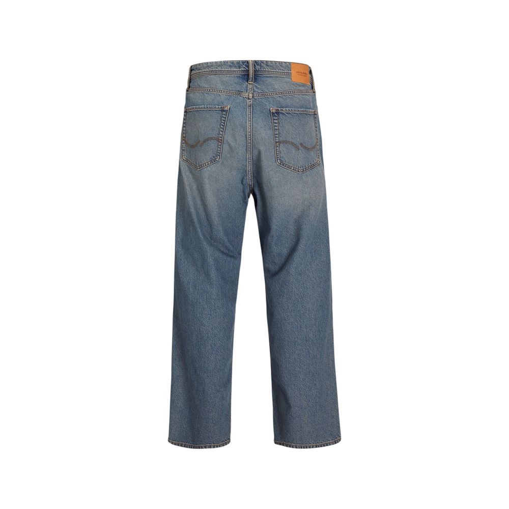 Blue Cotton Relaxed Fit Jeans