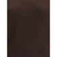 Brown Fleece Wool Cashmere Sweater