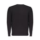 Black Cotton Men's Long-Sleeve T-Shirt