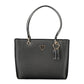 Black Polyurethane Women's Handbag