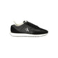 Black Polyester Men Sneaker
