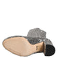 Silver Sequins Glitter High Heel Boot Shoes