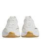 White Gold Daymaster Low Top Sneakers Shoes