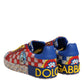 Portofino Carretto Printed Leather Sneakers Shoes