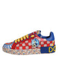 Portofino Carretto Printed Leather Sneakers Shoes