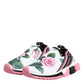 White Rose Print Sorrento Sneakers Shoes
