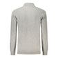 Grey Wool Men Sweater