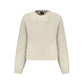 Beige Cotton Women Sweater