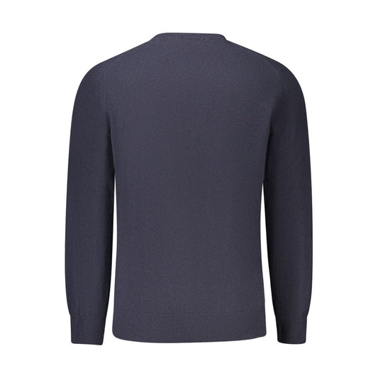 Blue Wool Men's Sweater