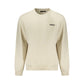 Beige Cotton Men Sweatshirt