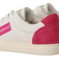 White Suede Leather Low Top Sneakers Shoes