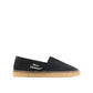 Black Canvas Espadrilles