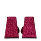 Pink Plastic Platform Sandals