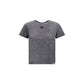 Gray Cotton T-Shirt