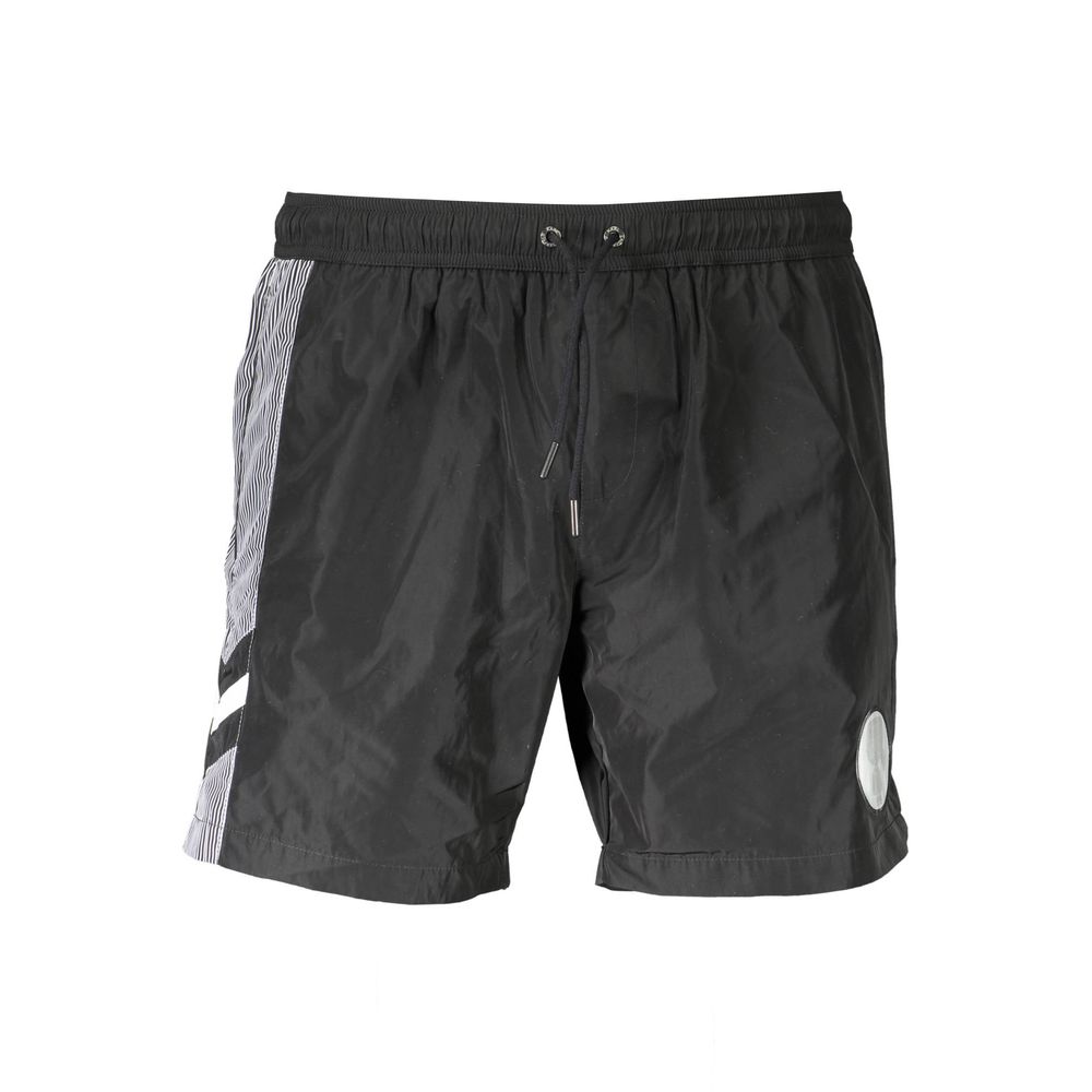 Nero Polyester Men's Swim Trunk