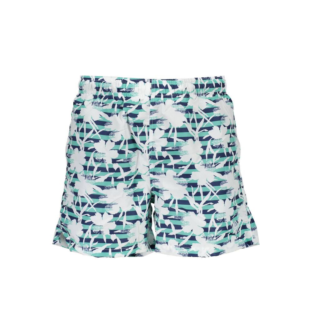 Verde Polyester Men's Swim Trunk