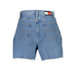 Blue Cotton Women Short