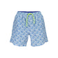Azzurro Polyester Men's Swim Trunk