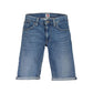 Blue Cotton Men's Shorts