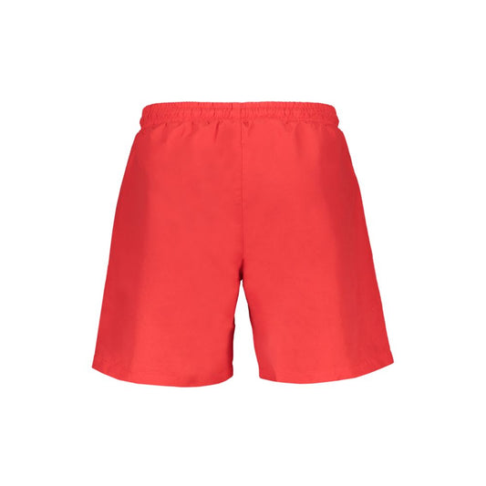 Rosso Polyester Men's Swim Boxer