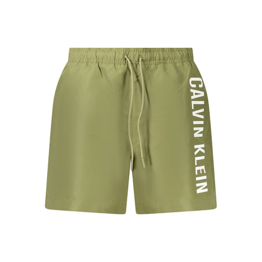 Verde Polyester Men's Swim Boxer