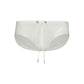 White Elastane Swimwear