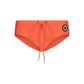 Red Elastane Swimwear