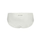 White Elastane Swimwear