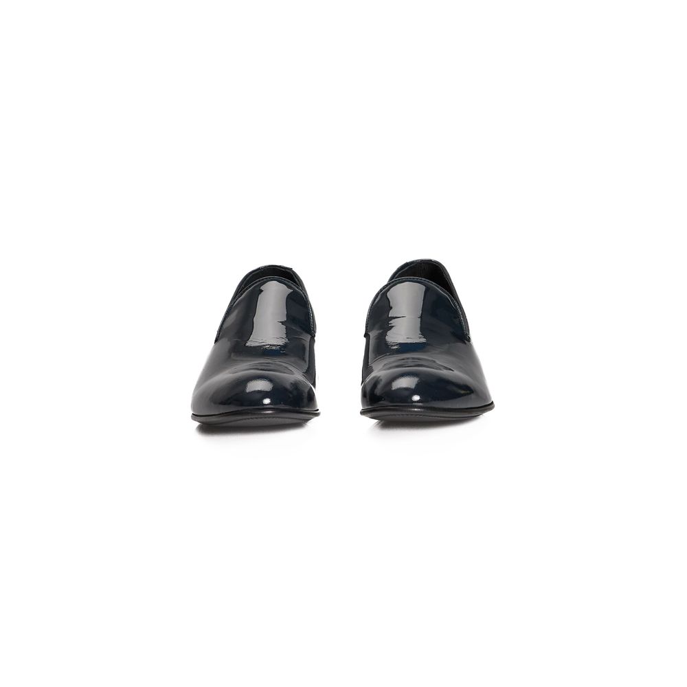 Blue Calfskin Men Loafer