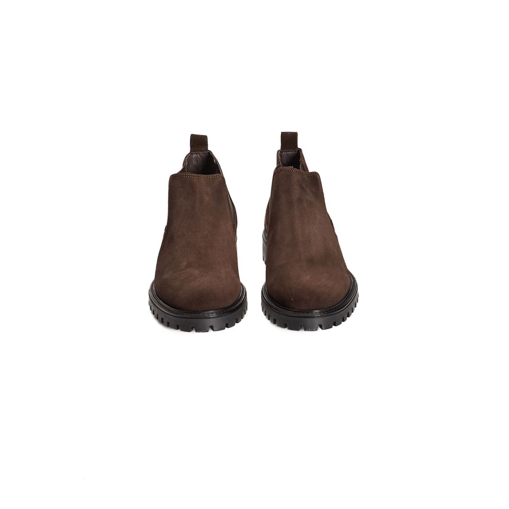 Brown Calfskin Men Boot