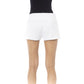 White Cotton Women's Sweat Shorts