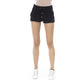 Black Cotton Women Short Shorts