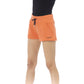 Orange Cotton Women Short