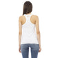 White Viscose Women Top