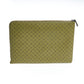 Green Leather Men Clutch