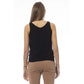 Black Wool Women Tank Top