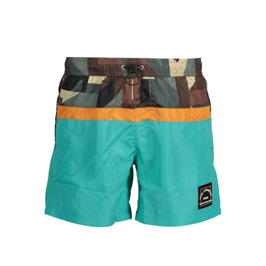 Verde Polyester Men's Swim Boxer