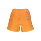 Arancione Polyester Men's Swim Trunk
