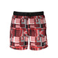 Rosso Polyester Men Swimming Boxer