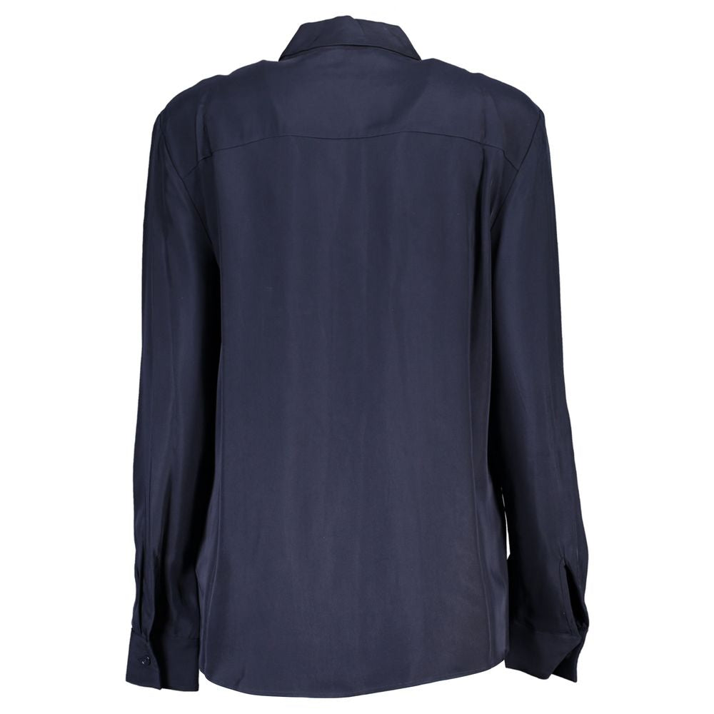 Blue Viscose Shirt