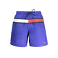 Blu Poliammide Men Swim Boxer