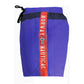 Blue Polyester Men's Swim Trunk