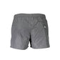 Grigio Polyester Men Swim Boxer