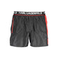Nero Poliestere Mens Swim Boxer