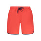 Rosso Poliammide Men's Swim Boxer