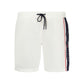 White Polyamide Men's Swim Boxer