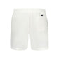 White Polyamide Men's Swim Boxer