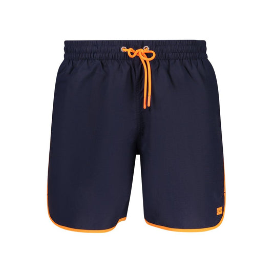 Blu Poliammide Men Swimwear Boxer
