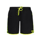 Black Polyamide Men's Swim Trunk