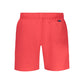 Rosso Poliammide Men Swim Boxer